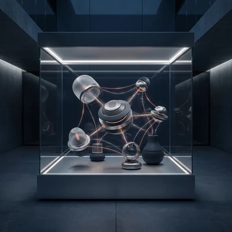 Innovation & IoT – Abstrakte Darstellung von vernetzten Technologien und IoT-Ökosystem